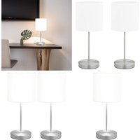 Vidaxl - Tischlampen 2 Stk. Touch-Sensor Weiß E14 - Tischlampe - Stehlampe - Wohnzimmerlampe - Schlafzimmerlampe - LED-Lampe - Home & Living von VIDAXL