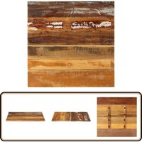 Tischplatte Quadratisch 70x70 cm 15-16 mm Altholz Massiv - Holztischplatte - Altholztischplatte - Vintage Tischplatte - Massives Holz - Wohnzimmer von VIDAXL