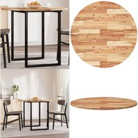 Vidaxl - Tischplatte Rund Ø90x2 cm Massivholz Akazie - Holztischplatte - Akasie Tischplatte - Runde Tischplatte - Esstisch Platte - Wohnzimmer Vidaxl - Tischplatte Rund Ø90x2 cm Massivholz Akazie - Holztischplatte - Akasie Tischplatte - Runde Tischplatte - Esstisch Platte - Wohnzimmer von VIDAXL