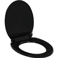 Vidaxl - Toilettensitz mit Absenkautomatik und Quick-Release Schwarz Schwarz Vidaxl - Toilettensitz mit Absenkautomatik und Quick-Release Schwarz Schwarz von VIDAXL