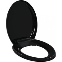 Vidaxl - Toilettensitz mit Absenkautomatik und Quick-Release Schwarz Vidaxl - Toilettensitz mit Absenkautomatik und Quick-Release Schwarz von VIDAXL
