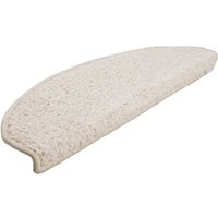 Stufenmatten 15 Stk. 65x21x4 cm Weiß Halbrund Groß Vidaxl von VIDAXL