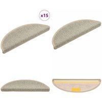 Treppenmatten Selbstklebend Sisal-Look 15 Stk 56x17x3 Hellgrün - Treppenmatten - Teppiche Für Treppen - Stufenmatte - Sisal Look - Trittsicherheit Treppenmatten Selbstklebend Sisal-Look 15 Stk 56x17x3 Hellgrün - Treppenmatten - Teppiche Für Treppen - Stufenmatte - Sisal Look - Trittsicherheit von VIDAXL