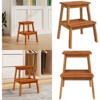 Tritthocker mit 2 Stufen 40x38x50 cm Massivholz Akazie - Tritthocker - 2 Stufen Hocker - Home & Living - Braun Tritthocker mit 2 Stufen 40x38x50 cm Massivholz Akazie - Tritthocker - 2 Stufen Hocker - Home & Living - Braun von VIDAXL