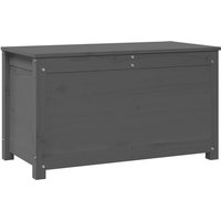 Vidaxl - Truhe Grau 80x40x45,5 cm Massivholz Kiefer von VIDAXL