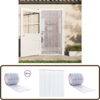 Türvorhang Transparent 200x1,6 mm 50 m pvc - pvc Türvorhang - Transparenter Türvorhang - Isolierstreifen - Schallschutzrollo - Insektenschutz Türvorhang Transparent 200x1,6 mm 50 m pvc - pvc Türvorhang - Transparenter Türvorhang - Isolierstreifen - Schallschutzrollo - Insektenschutz von VIDAXL