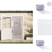 Türvorhang Transparent 300x2,6 mm 10 m pvc - pvc Türvorhang - Transparenter Türvorhang - Isolierstreifen - Schallschutzrollo - Insektenschutz Türvorhang Transparent 300x2,6 mm 10 m pvc - pvc Türvorhang - Transparenter Türvorhang - Isolierstreifen - Schallschutzrollo - Insektenschutz von VIDAXL