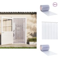 Türvorhang Transparent 300x2,6 mm 25 m pvc - pvc Türvorhang - Transparenter Türvorhang - Isolierstreifen - Schallschutzrollo - Insektenschutz Türvorhang Transparent 300x2,6 mm 25 m pvc - pvc Türvorhang - Transparenter Türvorhang - Isolierstreifen - Schallschutzrollo - Insektenschutz von VIDAXL