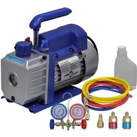 Vidaxl - Vakuumpumpe Einstufig mit 2-Wege-Verteiler-Manometer Set Vidaxl - Vakuumpumpe Einstufig mit 2-Wege-Verteiler-Manometer Set von VIDAXL