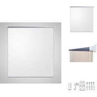 Vidaxl - Verdunkelungsrollo 120 x 175 cm weiß - Fensterrollo - Verdunkelungsrollo - Rollo Weiss - Raffstore - Raumteiler von VIDAXL