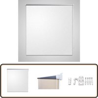 Vidaxl - Verdunkelungsrollo 120 x 175 cm weiß - Fensterrollo - Verdunkelungsrollo - Rollo Weiss - Raffstore - Raumteiler von VIDAXL