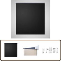 Verdunkelungsrollo 160 x 230 cm schwarz - Fensterdekoration - Verdunkelungsrollo - Rollo - Klemmrollo - Raffstore von VIDAXL