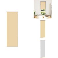 Vidaxl - Verdunkelungsrollo Beige 40x150cm Stoffbreite 35,7 cm Polyester - Verdunkelungsrollo - Verdunkelungsrollos - Rollo - Verdunklungsrollo von VIDAXL