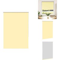 Vidaxl - Verdunkelungsrollo Gelb 100x175cm Stoffbreite 95,7 cm Polyester - Verdunkelungsrollo - Verdunkelungsrollos - Rollo - Verdunklungsrollo von VIDAXL