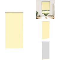 Vidaxl - Verdunkelungsrollo Gelb 65x175 cm Stoffbreite 60,7 cm Polyester - Verdunkelungsrollo - Verdunkelungsrollos - Rollo - Verdunklungsrollo von VIDAXL