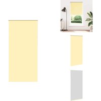 Vidaxl - Verdunkelungsrollo Gelb 90x210 cm Stoffbreite 85,7 cm Polyester - Verdunkelungsrollo - Verdunkelungsrollos - Rollo - Verdunklungsrollo von VIDAXL