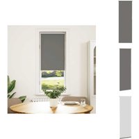 Vidaxl - Verdunkelungsrollo Grau 40x175 cm Stoffbreite 35,7 cm Polyester - Verdunkelungsrollo - Verdunkelungsrollos - Rollo - Verdunklungsrollo von VIDAXL