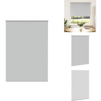 Vidaxl - Verdunkelungsrollo Hellgrau 100x150cm Stoffbreite 95,7 cm - Verdunkelungsrollo - Verdunkelungsrollos - Rollo - Verdunklungsrollo von VIDAXL