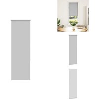 Vidaxl - Verdunkelungsrollo Hellgrau 40x130 cm Stoffbreite 35,7 cm - Verdunkelungsrollo - Verdunkelungsrollos - Rollo - Verdunklungsrollo von VIDAXL