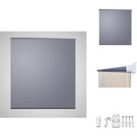 Verdunkelungsrollo Rollo 120 x 230 cm grau - Blickdichtes Rollo - Verdunkelungsrollo - Fensterrollo - Raffstore - Gardine Verdunkelungsrollo Rollo 120 x 230 cm grau - Blickdichtes Rollo - Verdunkelungsrollo - Fensterrollo - Raffstore - Gardine von VIDAXL