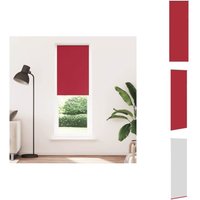 Vidaxl - Verdunkelungsrollo Rot 65x230 cm Stoffbreite 60,7 cm Polyester - Verdunkelungsrollo - Verdunkelungsrollos - Rollo - Verdunklungsrollo von VIDAXL