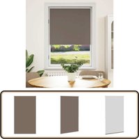 Verdunkelungsrollo Verdunklungsrollo 80 x 175 cm coffee - Blickdichtes Rollo - Fensterrollo - Vorhang - Raffstore - Gardine von VIDAXL