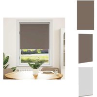 Vidaxl - Verdunkelungsrollo Verdunklungsrollo 80 x 175 cm coffee - Blickdichtes Rollo - Fensterrollo - Vorhang - Raffstore - Gardine von VIDAXL