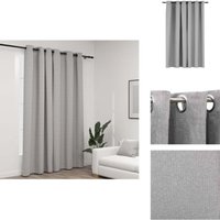 Verdunkelungsvorhang mit Ösen Leinenoptik Grau 290x245 cm - Verdunkelungsvorhang - Leinenoptik - Grau - Vorhang - Wohnraumgestaltung Verdunkelungsvorhang mit Ösen Leinenoptik Grau 290x245 cm - Verdunkelungsvorhang - Leinenoptik - Grau - Vorhang - Wohnraumgestaltung von VIDAXL