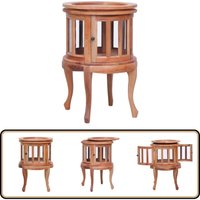 Vitrinenschrank Natur 50 x 50 x 76 cm Massivholz Mahagoni - Mahagoni Möbel - Sideboard - Vitrine - Wohnzimmerschrank - Regal Vitrinenschrank Natur 50 x 50 x 76 cm Massivholz Mahagoni - Mahagoni Möbel - Sideboard - Vitrine - Wohnzimmerschrank - Regal von VIDAXL