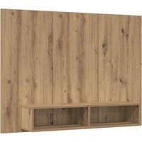 Vidaxl - Wand tv Schrank Eiche handwerklich 120 x 23.5 x 90 cm von VIDAXL