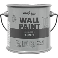 Vidaxl - Wandfarbe Grau 2,5 l Vidaxl - Wandfarbe Grau 2,5 l von VIDAXL