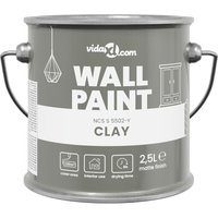 Vidaxl - Wandfarbe Ton 2,5 l Vidaxl - Wandfarbe Ton 2,5 l von VIDAXL