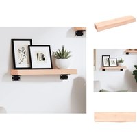 Wandregal 40x10x4 cm Massivholz Eiche Unbehandelt - Wandregal - Eichendielen - Holzmöbel - Rustikal - Deko Regal Wandregal 40x10x4 cm Massivholz Eiche Unbehandelt - Wandregal - Eichendielen - Holzmöbel - Rustikal - Deko Regal von VIDAXL