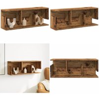 Wandschrank 80x20x30 cm Altholz-Optik Holzwerkstoff - Vidaxl von VIDAXL