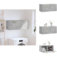 Vidaxl - Wandschrank Betongrau 80x36,5x35 cm Holzwerkstoff - Wandschrank - Hängeschrank - Aufbewahrungsraum - Wohnzimmerdeko - Schlafzimmermöbel Vidaxl - Wandschrank Betongrau 80x36,5x35 cm Holzwerkstoff - Wandschrank - Hängeschrank - Aufbewahrungsraum - Wohnzimmerdeko - Schlafzimmermöbel von VIDAXL