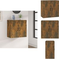 Vidaxl - Wandschrank Räuchereiche 60x31x60 cm Holzwerkstoff - Hängeschrank - Wandschrank - Aufbewahrungsraum - Regal - Wohnzimmer Dekoration Vidaxl - Wandschrank Räuchereiche 60x31x60 cm Holzwerkstoff - Hängeschrank - Wandschrank - Aufbewahrungsraum - Regal - Wohnzimmer Dekoration von VIDAXL