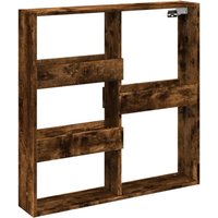 Wandschrank Räuchereiche 80x15x80 cm Holzwerkstoff Vidaxl Wandschrank Räuchereiche 80x15x80 cm Holzwerkstoff Vidaxl von VIDAXL