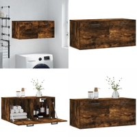 Vidaxl - Wandschrank Räuchereiche 80x36,5x35 cm Holzwerkstoff - Hängeschrank - Wandschrank - Regal - Aufbewahrungsraum - Wohnzimmermöbel - Home & Vidaxl - Wandschrank Räuchereiche 80x36,5x35 cm Holzwerkstoff - Hängeschrank - Wandschrank - Regal - Aufbewahrungsraum - Wohnzimmermöbel - Home & von VIDAXL