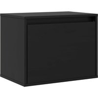 Bonnevie - Wandschrank Badschrank Schwarz 45x30x35 cm Massivholz Kiefer vidaXL von BONNEVIE