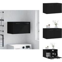 Vidaxl - Wandschrank Schwarz 60x36,5x35 cm Holzwerkstoff - Hängeschrank - Wandschrank - Aufbewahrungsraum - Wohnzimmermöbel - Schlafzimmermöbel Vidaxl - Wandschrank Schwarz 60x36,5x35 cm Holzwerkstoff - Hängeschrank - Wandschrank - Aufbewahrungsraum - Wohnzimmermöbel - Schlafzimmermöbel von VIDAXL