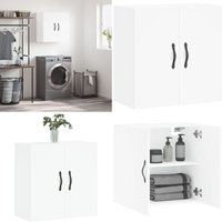 Vidaxl - Wandschrank Weiß 60x31x60 cm Holzwerkstoff - Hängeschrank - Wandschrank - Aufbewahrungsraum - Wohnzimmermöbel - Schlafzimmermöbel - Home & Vidaxl - Wandschrank Weiß 60x31x60 cm Holzwerkstoff - Hängeschrank - Wandschrank - Aufbewahrungsraum - Wohnzimmermöbel - Schlafzimmermöbel - Home & von VIDAXL