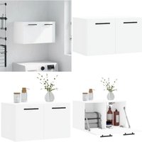 Vidaxl - Wandschrank Weiß 60x36,5x35 cm Holzwerkstoff - Hängeschrank - Wandschrank - Holzschrankküche - Regal Weiß - Wohnzimmermöbel - Home & Living Vidaxl - Wandschrank Weiß 60x36,5x35 cm Holzwerkstoff - Hängeschrank - Wandschrank - Holzschrankküche - Regal Weiß - Wohnzimmermöbel - Home & Living von VIDAXL