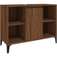 Waschbeckenunterschrank,Waschtischunterschrank Braun Eichen-Optik 80x33x60 cm vidaXL von BONNEVIE