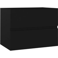 Vidaxl - Waschbeckenunterschrank Schwarz 60x38,5x45 cm Holzwerkstoff Vidaxl - Waschbeckenunterschrank Schwarz 60x38,5x45 cm Holzwerkstoff von VIDAXL