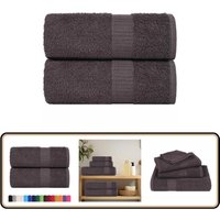 Waschlappen 2 Stk. Anthrazit 15x21 cm 360 g/m² 100% Baumwolle - Vidaxl Waschlappen 2 Stk. Anthrazit 15x21 cm 360 g/m² 100% Baumwolle - Vidaxl von VIDAXL