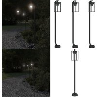 Wegeleuchten 3 Stk. Schwarz 100 cm Edelstahl - Outdoor Beleuchtung - Gartenlampe - led Stehleuchte - Edelstahl Lampe - Wetterfeste Beleuchtung - Home Wegeleuchten 3 Stk. Schwarz 100 cm Edelstahl - Outdoor Beleuchtung - Gartenlampe - led Stehleuchte - Edelstahl Lampe - Wetterfeste Beleuchtung - Home von VIDAXL