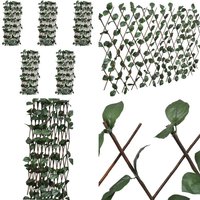 Vidaxl - Weidenzaun-Rankgitter 5 Stk. mit künstlichen Blättern 180x30 cm - Weidenzaun - Gartenzäune - Rankgitter - Rankhilfe - Sichtschutz - Home & Vidaxl - Weidenzaun-Rankgitter 5 Stk. mit künstlichen Blättern 180x30 cm - Weidenzaun - Gartenzäune - Rankgitter - Rankhilfe - Sichtschutz - Home & von VIDAXL