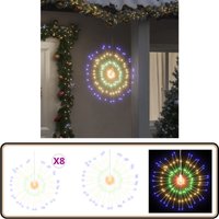 Vidaxl - Weihnachtsbeleuchtungen Feuerwerk 8 Stk. 140 LEDs Mehrfarbig - Weihnachtsdekoration - LED-Lichterketten - Weihnachtsbeleuchtung Vidaxl - Weihnachtsbeleuchtungen Feuerwerk 8 Stk. 140 LEDs Mehrfarbig - Weihnachtsdekoration - LED-Lichterketten - Weihnachtsbeleuchtung von VIDAXL