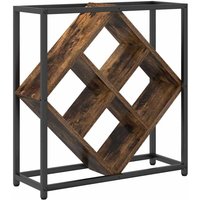 Vidaxl - Weinregal Räuchereiche 51 x 18 x 52,5 cm Holzwerkstoff von VIDAXL