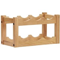 Vidaxl - Weinregal für 6 Flaschen 37 x 21 x 21 cm Eiche Massivholz Vidaxl - Weinregal für 6 Flaschen 37 x 21 x 21 cm Eiche Massivholz von VIDAXL